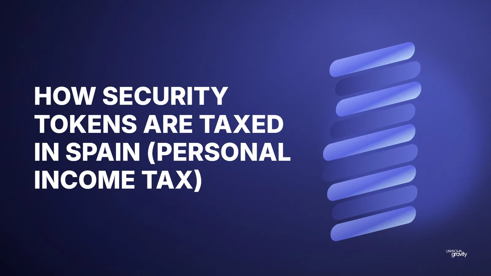 How security tokens are taxed in Spain (Personal Income Tax)