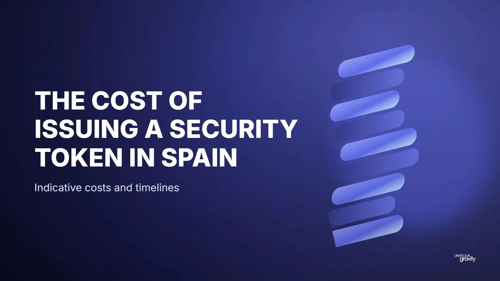How much does it cost and how long does it take to issue a security token in Spain