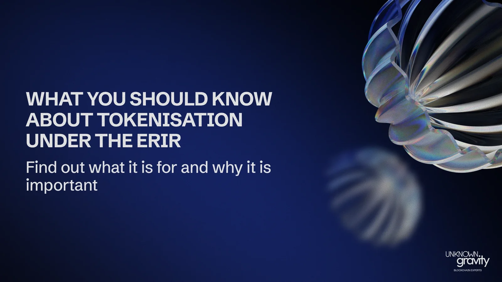 Tokenization under the ERIR: everything you need to know