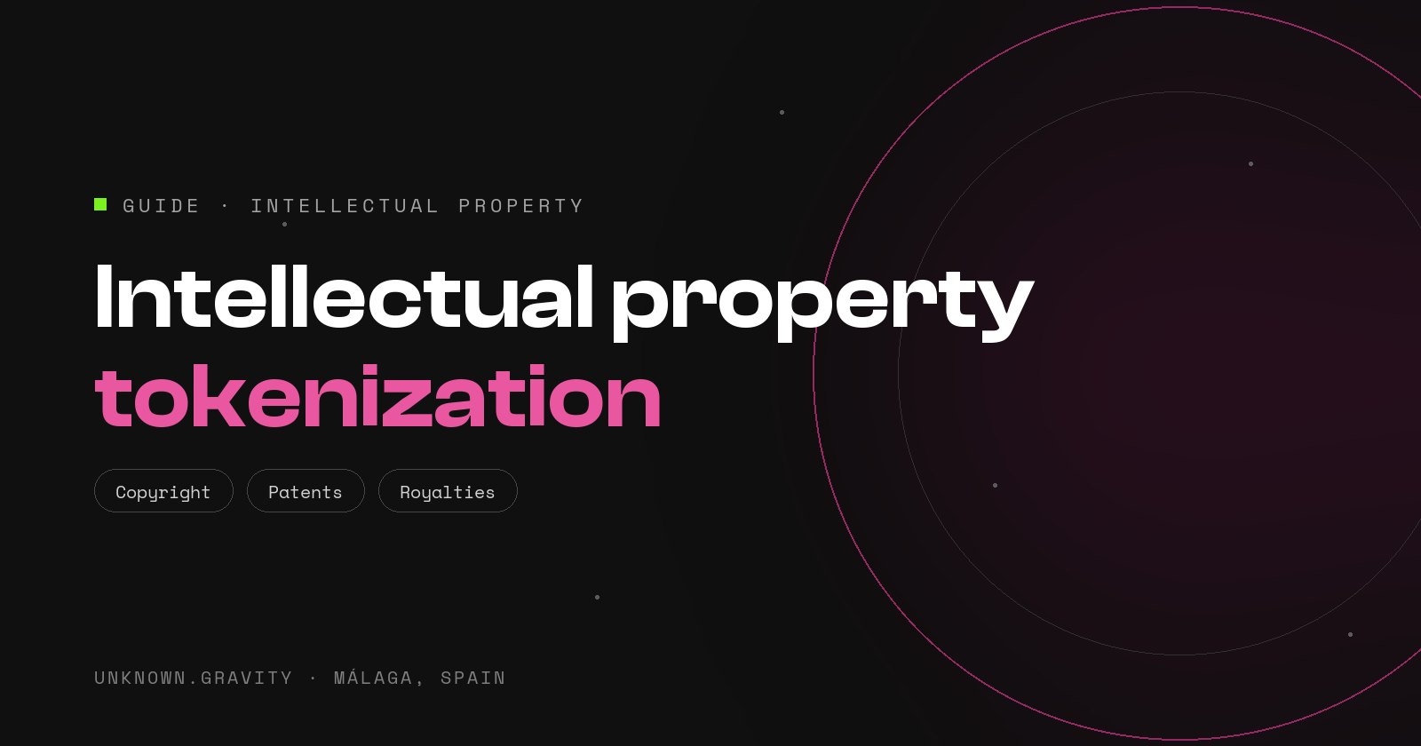 Intellectual property tokenization: patents, royalties and what the token holds
