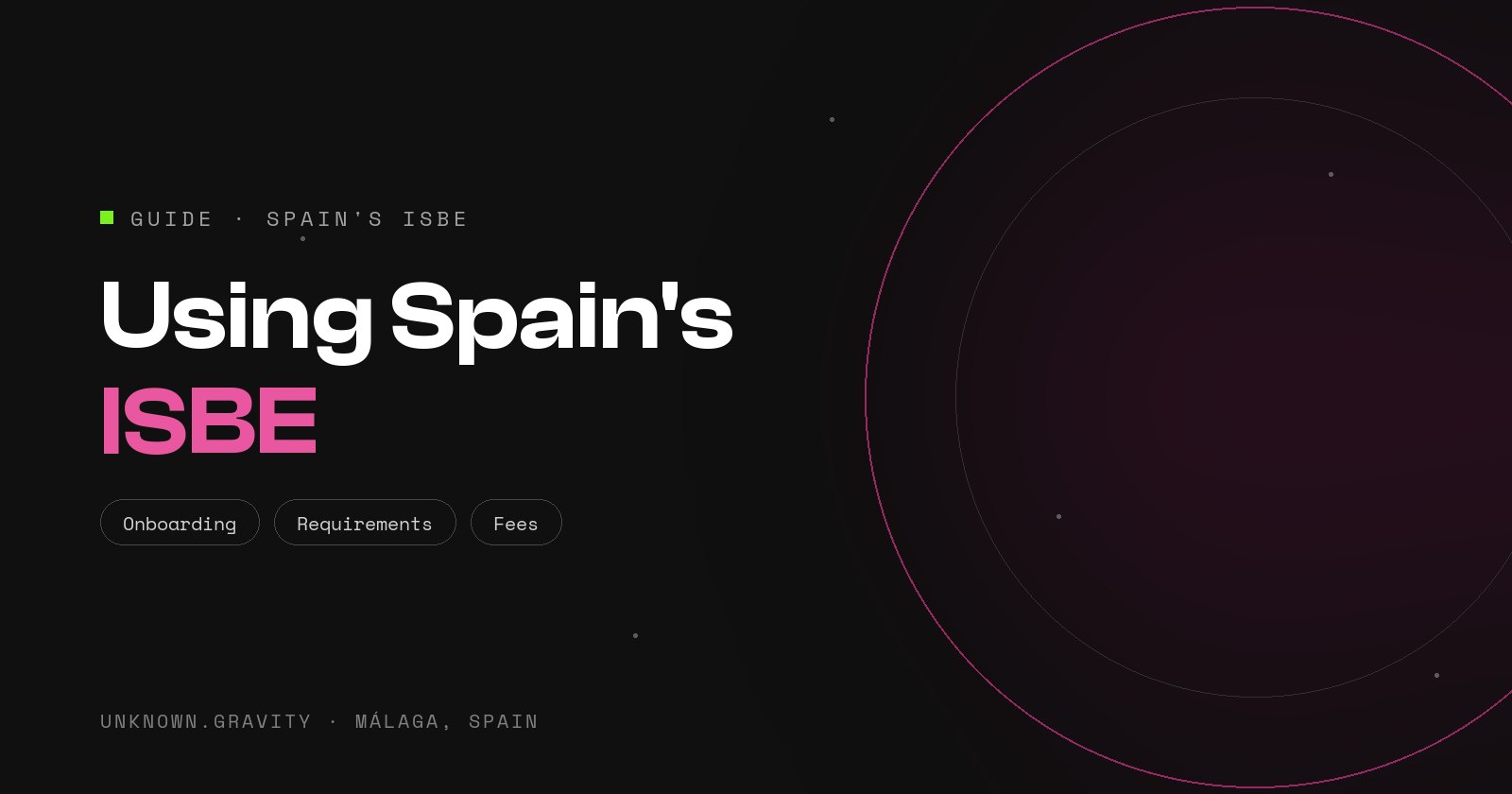 Joining Spain's blockchain services infrastructure (ISBE): requirements and fees
