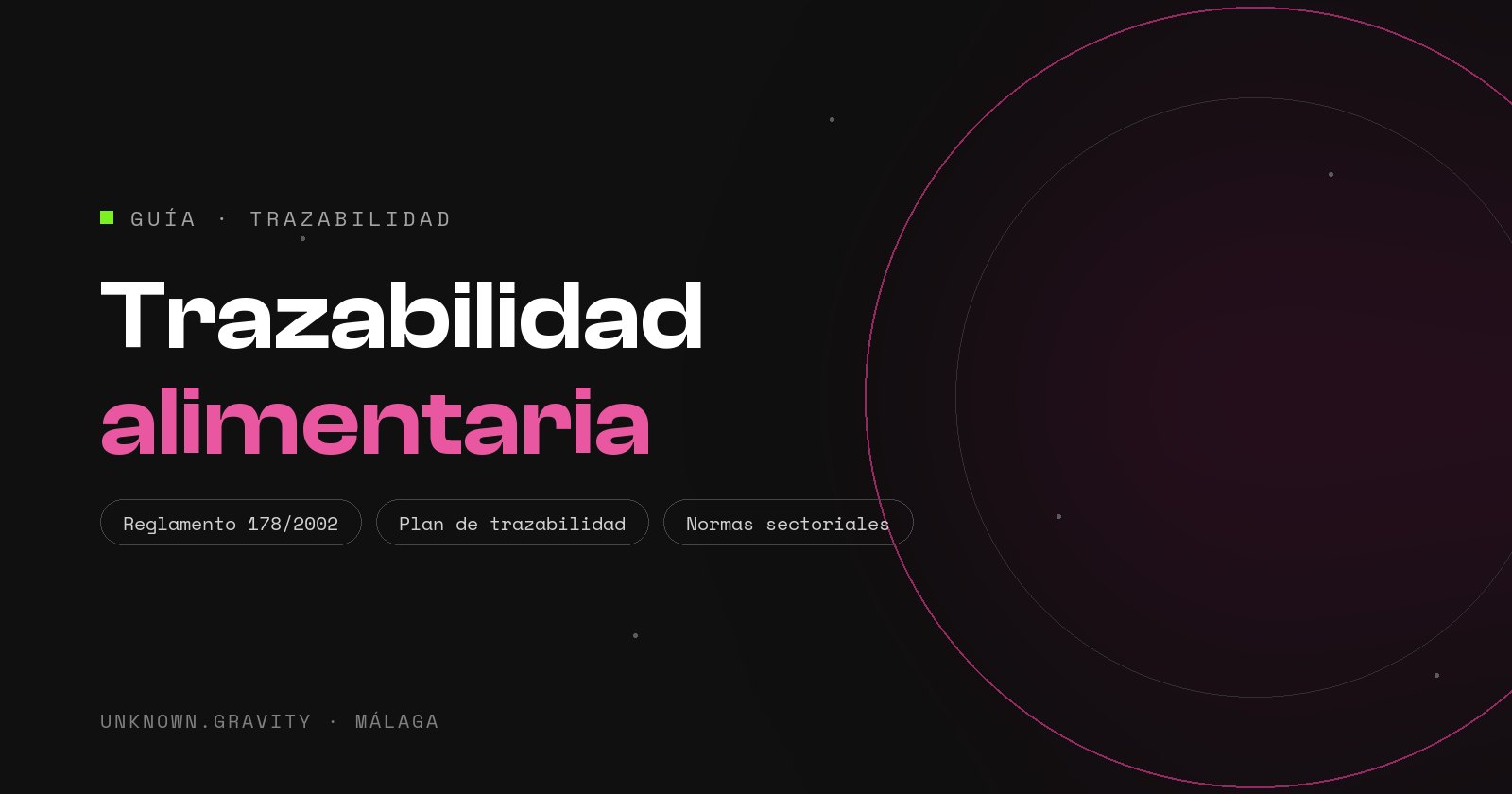 Trazabilidad alimentaria: qué exige el Reglamento 178/2002 y cómo hacer tu plan